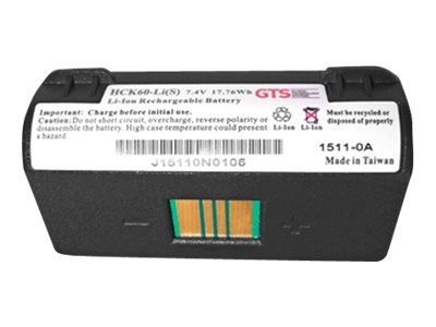GTS HCK60-LI(S) - Batterie pour ordinateur de poche (équivalent à : Intermec 318-015-001, Intermec 318-015-002) - Lithium Ion - 2600 mAh - pour Intermec CK60