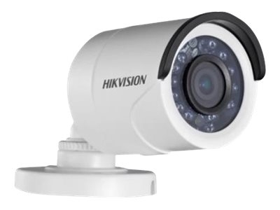 Hikvision HD 1080p IR Bullet Camera DS-2CE16D0T-IRF - Caméra de surveillance - extérieur - résistant aux intempéries - couleur (Jour et nuit) - 2 MP - 1080p - montage M12 - Focale fixe - composite, HD-CVI, HD-TVI, AHD - DC 12 V