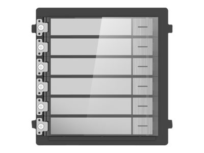 Hikvision KD8 Series Pro DS-KD-KK/S - Plaque nominative de poste d'interphone - filaire - 10/100 Ethernet