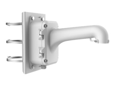 Hikvision DS-1604ZJ-Box-Pole - Montage de dôme de caméra - avec boîtier de jonction - montable sur poteau - blanc hik - pour Pro Series DS-2DE7225, 2DE7A232; Ultra Series DarkFighter DS-2DF8242, 2DF8442