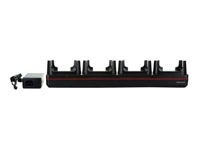 Honeywell - Socle de charge + adaptateur secteur - 4 connecteurs de sortie - Europe - pour Honeywell CT40 XP, CT45, CT45 XP; Dolphin CT40
