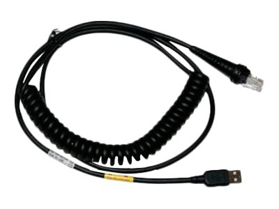 Honeywell STK Cable - Câble USB - USB (M) - 3 m - bobiné - noir - pour Honeywell MS1633 FocusBT; Hyperion 1300g; Voyager 1200g, 1452g