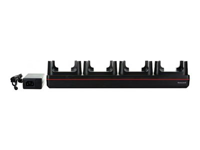 Honeywell - Base de charge portable - non amorcé, avec Ethernet + adaptateur secteur - 4 connecteurs de sortie - Royaume-Uni