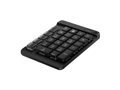 HP 435 - Pavé numérique - 9 touches programmables, faible course des touches, capuchons de touches interchangeables avec autocollants - sans fil - Bluetooth 5.3 - Anglais - noir Jack