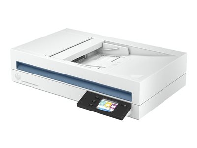 HP ScanJet Enterprise Flow N6600 fnw1 - Scanner de documents - Capteur d'images de contact (CIS) - Recto-verso - A4/Legal - 600 dpi x 600 dpi - jusqu'à 50 ppm (mono) / jusqu'à 50 ppm (couleur) - Chargeur automatique de documents (100 feuilles) - jusqu'à 8000 pages par jour - USB 3.0, Gigabit LAN, Wi-Fi(n)