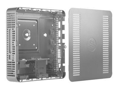 HP Desktop Mini LockBox - Système d'armoire pour PC - montable sur mur, montable sous bureau - noir Jack - pour EliteDesk 705 G3 (mini bureau); ProDesk 400 G3 (mini bureau), 600 G2