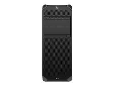 HP Workstation Z6 G5 A - AI Workstation - tour 1 x Ryzen ThreadRipper PRO 7975WX / jusqu'à 5.3 GHz - RAM 64 Go - SSD 2 x 1 To - SED, HP Z Turbo Drive, TLC - aucun graphique - Gigabit Ethernet, IEEE 802.11ax (Wi-Fi 6E), Bluetooth 5.3 - Win 11 Pro - moniteur : aucun - clavier : Anglais international - noir - Smart Buy - avec HP Wolf Pro Security Edition (1 an)