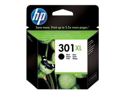 HP 301XL HIGH YIELD BLACK ORIG EN/PL/HU/CZ/SL INK CARTRIDGE