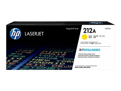 HP 212A - Jaune - original - LaserJet - cartouche de toner (W2122A) - pour Color LaserJet Enterprise M555, MFP M578; LaserJet Enterprise Flow MFP M578