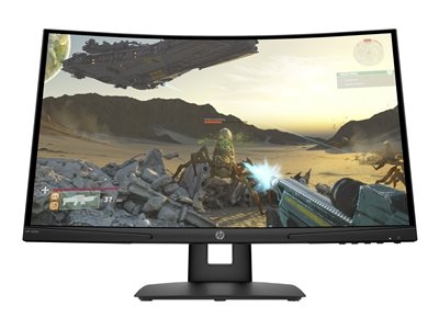 HP X24c Gaming Monitor - Écran LCD - jeux - incurvé - 23.6" - 1920 x 1080 Full HD (1080p) @ 144 Hz - VA - 300 cd/m² - 3000:1 - 4 ms - HDMI, DisplayPort
