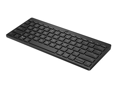 HP 350 Compact Multi-Device - Clavier - sans fil - Bluetooth 5.2 - AZERTY - Belge - noir - emballage recyclable