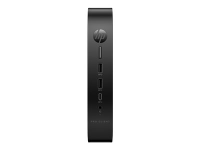 HP Pro t550 - Client léger - USFF 1 x Celeron J6412 / jusqu'à 2.6 GHz - RAM 16 Go - SSD 256 Go - NVMe - UHD Graphics - Gigabit Ethernet - Win 10 IoT Enterprise 2021 LTSC - moniteur : aucun - clavier : Anglais international
