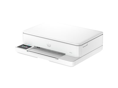 HP ENVY 6110e All-in-One - Imprimante multifonctions - couleur - jet d'encre - 216 x 297 mm (original) - A4/Letter (support) - jusqu'à 8 ppm (copie) - jusqu'à 10 ppm (impression) - 100 feuilles - USB 2.0, Wi-Fi(ac) - blanc