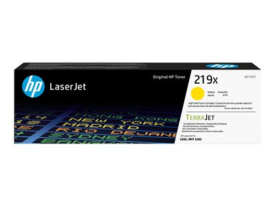 HP 219X - À rendement élevé - jaune - original - LaserJet - cartouche de toner (W2192X) - pour Color LaserJet Pro MFP 3302fdn