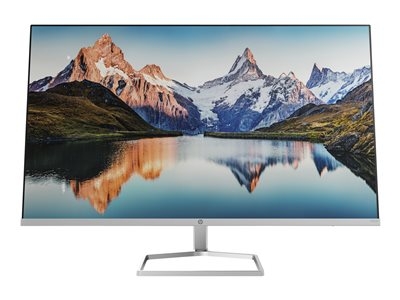 HP M32f - M-Series - écran LED - 32" (31.5" visualisable) - 1920 x 1080 Full HD (1080p) @ 75 Hz - VA - 300 cd/m² - 1000:1 - 7 ms - 2xHDMI, VGA - argent (support), tête noire