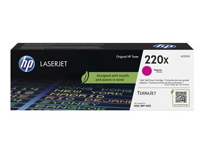 HP 220X - Magenta - original - LaserJet - cartouche de toner (W2203X) - pour Color LaserJet Pro MFP 4301, MFP 4303