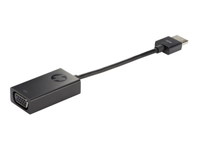 HP - Adaptateur vidéo - HD-15 (VGA) femelle pour HDMI mâle - 17.3 cm - support 1080p
