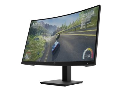 HP X27c Gaming Monitor - Écran LED - jeux - incurvé - 27" - 1920 x 1080 Full HD (1080p) @ 165 Hz - VA - 350 cd/m² - 3000:1 - 1 ms - HDMI, DisplayPort