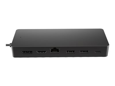 HP Universal USB-C Multiport Hub - Station d'accueil - USB-C - HDMI, DP - Smart Buy - pour OMEN by HP Laptop 16; Victus by HP Laptop 15, 16; Laptop 14, 15; ZBook Fury 16 G9