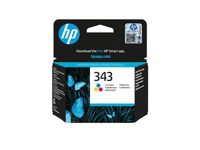 HP 343 - 7 ml - couleur (cyan, magenta, jaune) - original - cartouche d'encre - pour OfficeJet 100, 150; Photosmart C4210, C4272, C4340, C4385, C4390, D5360, D5363, D5368