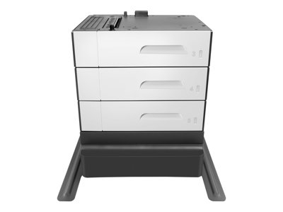 HP Paper Feeder and Stand - Bac d'alimentation - 500 feuilles dans 3 bac(s) - pour PageWide Enterprise Color MFP 586; PageWide Managed Color E55650