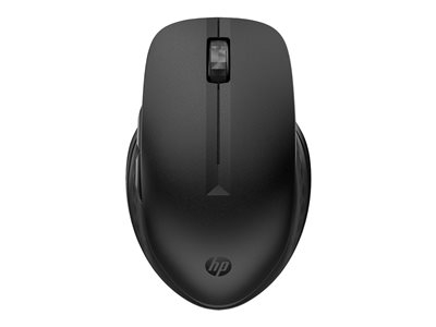 HP 435 - Souris - ergonomique - multi-dispositifs - 5 boutons - sans fil - 2.4 GHz, Bluetooth 5.2 - adaptateur USB Bluetooth