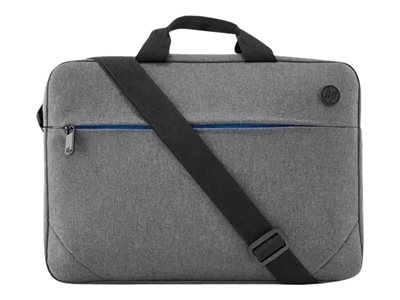 HP Prelude Top Load - Sacoche pour ordinateur portable - 15.6" - noir et gris, fermeture éclair bleue