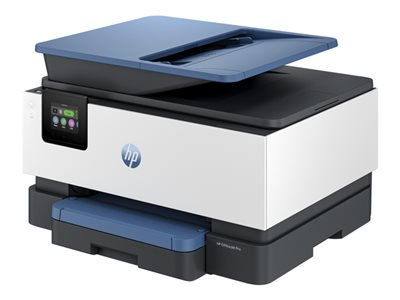 HP Officejet Pro 9125e All-in-One - Imprimante multifonctions - couleur - jet d'encre - Legal (216 x 356 mm) (original) - A4/Legal (support) - jusqu'à 21 ppm (copie) - jusqu'à 22 ppm (impression) - 250 feuilles - 33.6 Kbits/s - Wi-Fi(ac), LAN, USB 2.0, hôte USB 2.0, Bluetooth - bleu Crater Lake