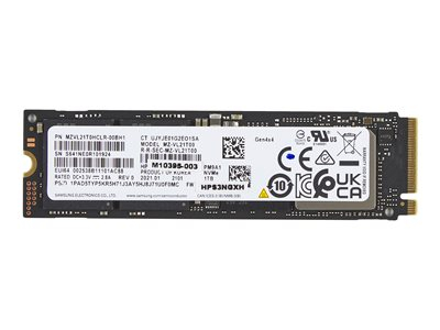HP - SSD - 1 To - interne - M.2 2280 - PCIe 4.0 x4 (NVMe) - pour Elite x360; EliteBook 1040 G11, 630 G11, 64X G11, 66X G11, 83X G11, 84X G11, 86X G11