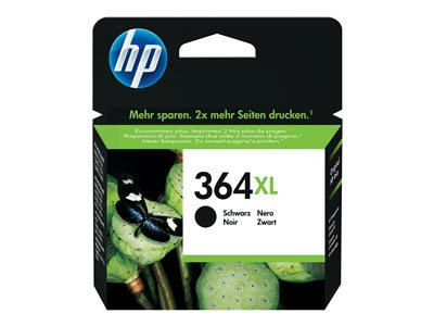 HP 364XL - À rendement élevé - noir - original - cartouche d'encre - pour Deskjet 35XX; Photosmart 55XX, 55XX B111, 65XX, 7510 C311, 7520, Wireless B110
