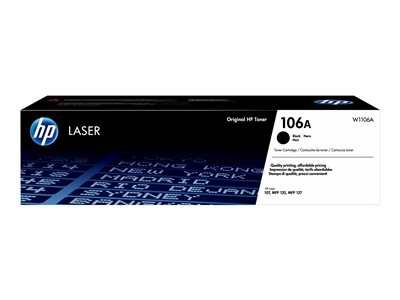 HP 106A - Noir - original - cartouche de toner (W1106A) - pour Laser 107, MFP 135, MFP 137