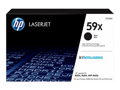 HP 59X - À rendement élevé - noir - original - LaserJet - cartouche de toner (CF259X) - pour LaserJet Pro M304a, M404dn, M404dw, M404n, M428fdw