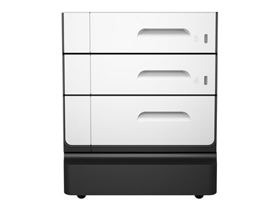 HP Paper Tray and Stand - Bacs pour supports - 1000 feuilles dans 2 bac(s) - pour PageWide MFP 377; PageWide Managed MFP P57750, P55250; PageWide Pro 452, 477, 552, 577