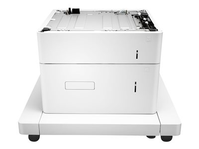 HP Paper Feeder and Stand - Base d'imprimante avec tiroir d'alimentation pour support d'impression - 2550 feuilles dans 2 bac(s) - pour LaserJet Enterprise MFP M634; LaserJet Enterprise Flow MFP M634, MFP M635, MFP M636