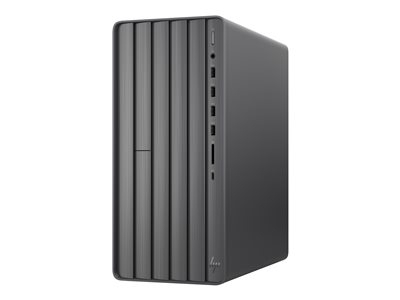 HP ENVY TE01-1002nb - MT Core i7 10700 / jusqu'à 4.8 GHz - RAM 16 Go - SSD 512 Go - NVMe, HDD 1 To - graveur de DVD - GF GTX 1660 SUPER  - Gigabit Ethernet - Win 10 Familiale 64 bits - moniteur : aucun - clavier : Belge - logo chrome foncé, cadre avant noir à la tombée de la nuit - avec 2 ans de support matériel HP sur site pour les ordinateurs de bureau haut de gamme