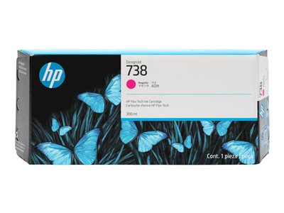 HP 738 - 300 ml - magenta - original - DesignJet - cartouche d'encre - pour DesignJet T950