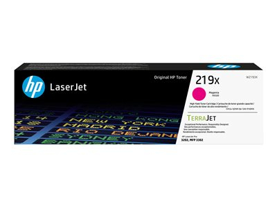 HP 219X - À rendement élevé - magenta - original - LaserJet - cartouche de toner (W2193X) - pour Color LaserJet Pro MFP 3302fdn