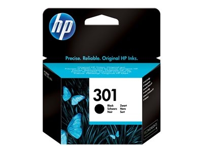 HP 301 - 3 ml - noir - original - cartouche d'encre - pour Deskjet 1050A J410, 1051A J410, 10XX, 10XX J410, 15XX, 2000, 2050 J510, 2050A J510