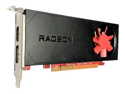 AMD Radeon RX 6300 - Carte graphique - Radeon RX 6300 - 2 Go GDDR6 - PCIe x16 profil bas - HDMI, DisplayPort