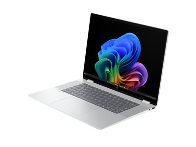 HP OmniBook X Flip Next Gen Laptop 16-as0017nb - Copilot+ PC - convertible - Intel Core Ultra 7 - 258V / jusqu'à 4.8 GHz - Win 11 Home - Intel Arc Graphics 140V - 32 Go RAM - 1 To SSD NVMe - 16" OLED écran tactile 2880 x 1800 (3K) @ 120 Hz - Wi-Fi 6E, Bluetooth - argent glacé, gris doux (clavier) - clavier : Belge - avec Support matériel sur site HP pendant 2 ans pour ordinateurs portables haut de gamme avec réponse sous 3 jours