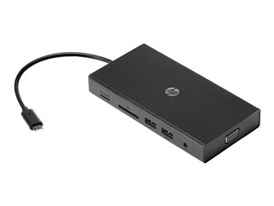 HP Travel Hub - Réplicateur de port - USB-C - VGA, HDMI - Europe