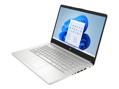 HP Laptop 14s-fq1032nb - AMD Ryzen 5 - 5500U / jusqu'à 4 GHz - Win 11 Home - Radeon Graphics - 16 Go RAM - 512 Go SSD NVMe - 14" 1920 x 1080 (Full HD) - Wi-Fi 5 - argent naturel - clavier : Belge