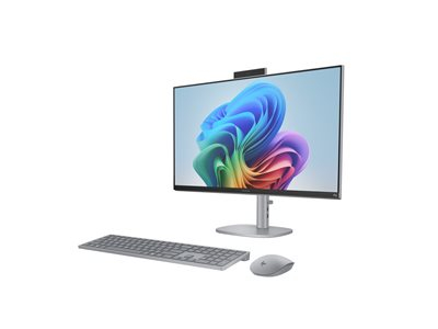 HP OmniStudio X Next Gen AI 27-cs1019nb - Tout-en-un Core Ultra 7 256V / jusqu'à 4.8 GHz - RAM 16 Go - SSD 1 To - NVMe - Intel Arc Graphics 140V - Gigabit Ethernet, 2.5 Gigabit Ethernet, IEEE 802.11ax (Wi-Fi 6E), Bluetooth 5.3 - Win 11 Home - moniteur : LED 27" 1920 x 1080 (Full HD) - clavier : Belge - argent météore - avec HP 2 ans de réponse sur site en 3 jours pour le service Envy Desktop