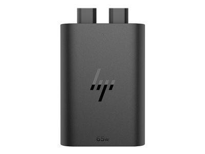 HP GaN USB-C Laptop Charger - Adaptateur secteur - CA 115/230 V - 65 Watt - connecteurs de sortie : 2 - Europe