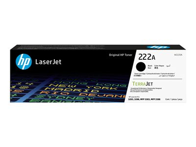 HP 222A - Noir - original - LaserJet - cartouche de toner (W2220A) - pour Color LaserJet Pro MFP 3302fdn