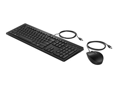 HP 225 - Ensemble clavier et souris - USB - Tchèque - pour HP 295 G8; Chromebook x360 11MK G3 Education Edition; Laptop 15s-eq3029nl
