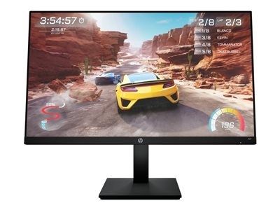 HP X27 Gaming Monitor - Écran LED - jeux - 27" - 1920 x 1080 Full HD (1080p) @ 165 Hz - IPS - 400 cd/m² - 1000:1 - 1 ms - HDMI, DisplayPort