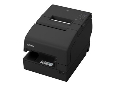 Epson TM-H6000V - Imprimante de reçus - thermique en ligne/matricielle - jusqu'à 350 mm/sec - LAN, NFC, PoweredUSB (24 V) - outil de coupe - noir