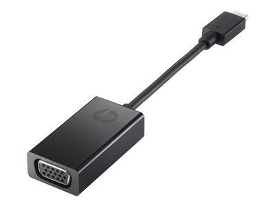 HP - Adaptateur vidéo externe - USB-C - D-Sub - noir - pour HP 20, 22, 24; Pavilion 24, 27, 510, 560, 590, 595, TP01