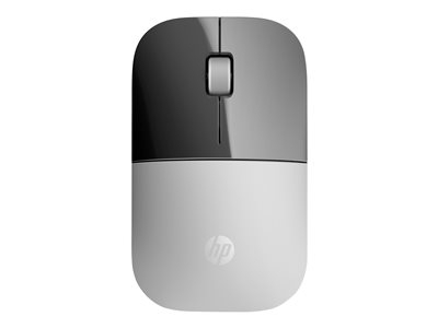 HP Z3700 - Souris - LED bleue - sans fil - 2.4 GHz - récepteur sans fil USB - argent - pour Pavilion 24, 27, 32, 510, 590, 595, TP01